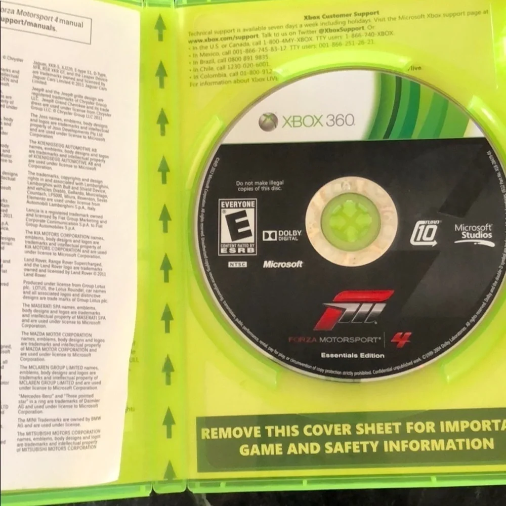 XBOX 360 Forza Motorsports 4 Essentials Edition Game
